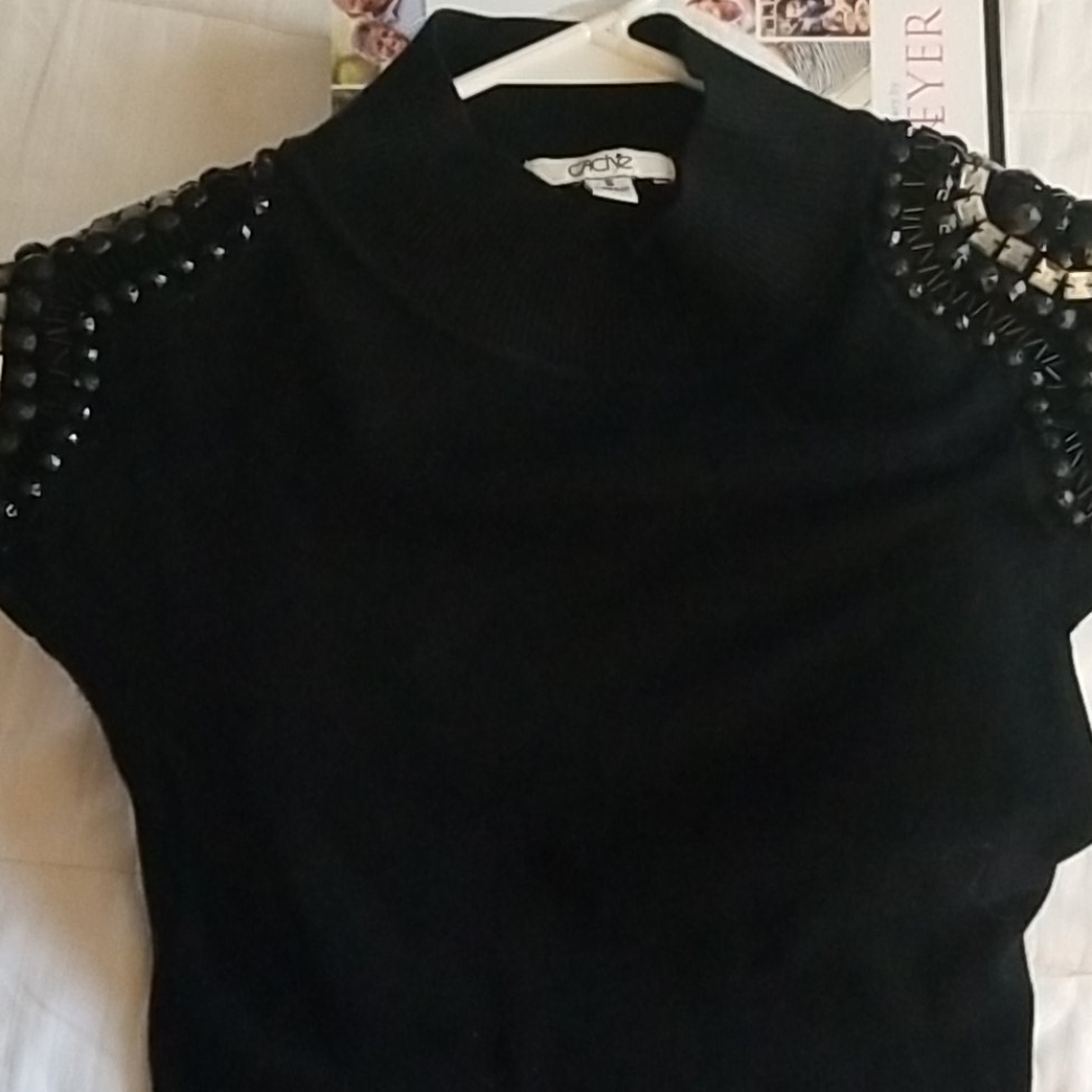 Black dress top  great condition.